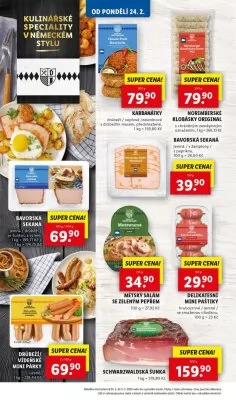 akční leták Lidl 24.2.2025-2.3.2025