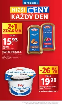 akční leták Lidl 24.2.2025-2.3.2025