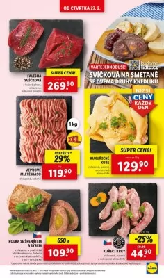 akční leták Lidl 27.2.2025-2.3.2025