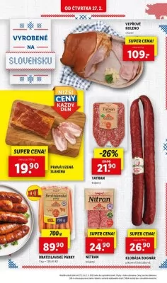 akční leták Lidl 27.2.2025-2.3.2025