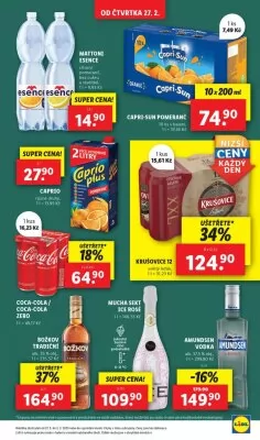 akční leták Lidl 27.2.2025-2.3.2025