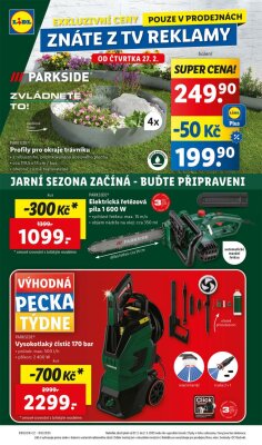 akční leták Lidl 27.2.2025-2.3.2025