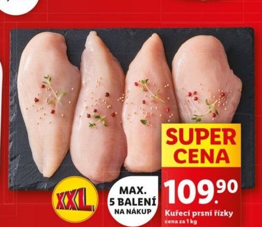 Kuřecí prsní řízky