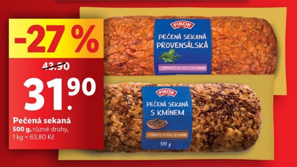 Sekaná pečená Pikok