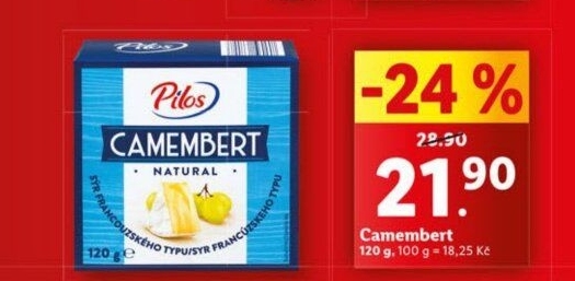 Sýr Camembert Pilos