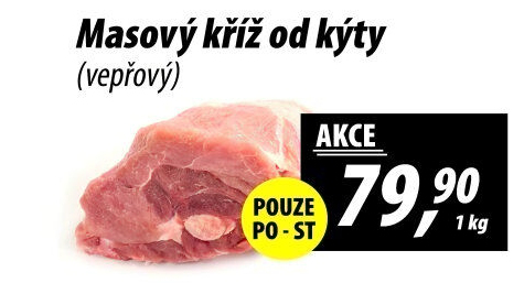 Masový kříž od kýty vepřový