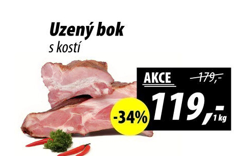 Uzený bok s kostí