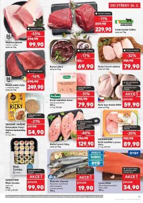 akční leták Kaufland 26.2.2025-4.3.2025