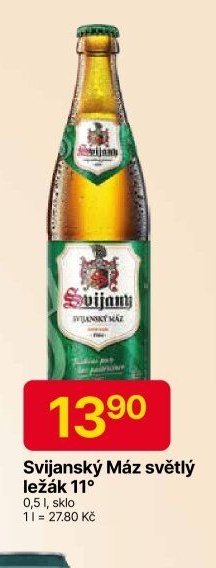 Svijanský Máz světlý ležák 11°