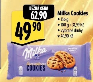 Sušenky Cookies Milka