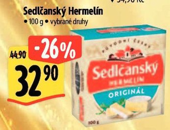 Sýr Hermelín Sedlčanský