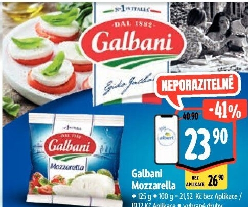 Sýr Mozzarella Galbani