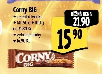 Tyčinka cereální BIG Corny