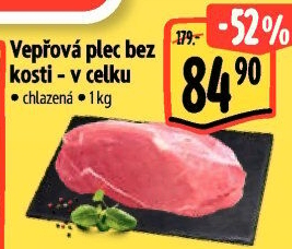 Vepřová plec bez kosti