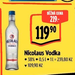 Vodka St. Nicolaus - Albert akcniletaky.com
