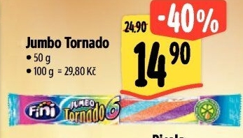 Želé Jumbo Tornado Fini