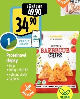 Chipsy Proteinové Popcrop