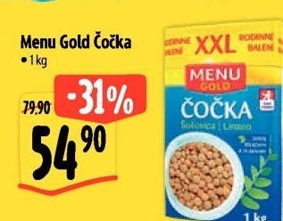 Čočka Menu Gold