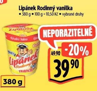 Dezert Lipánek Madeta