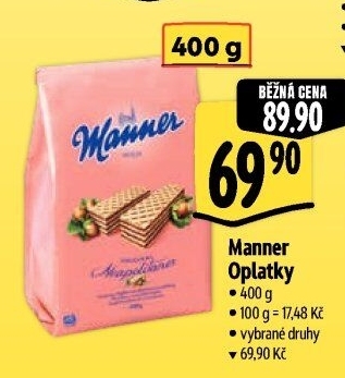 Oplatky Manner