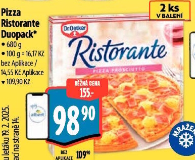 Pizza mražená Ristorante Dr. Oetker