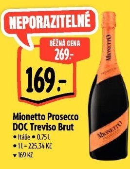 Prosecco brut DOC Treviso Mionetto