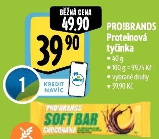 Proteinová tyčinka Pro!Brands