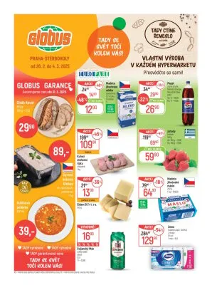 akční leták Globus 26.2.2025-4.3.2025