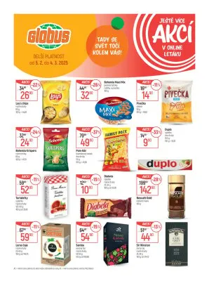 akční leták Globus 26.2.2025-4.3.2025