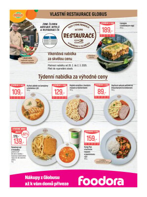 akční leták Globus 26.2.2025-4.3.2025