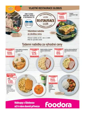 akční leták Globus 26.2.2025-4.3.2025