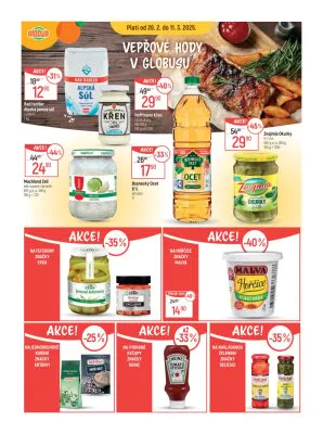akční leták Globus 26.2.2025-4.3.2025
