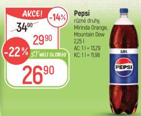 Limonáda Pepsi