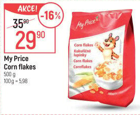 Lupínky cornflakes My Price