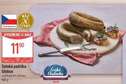 Paštika selská Globus