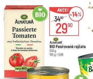 Rajčata pasírovaná bio Alnatura