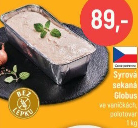 Sekaná syrová Globus