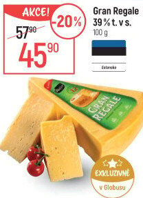 Sýr Gran Regale bez laktózy Valio