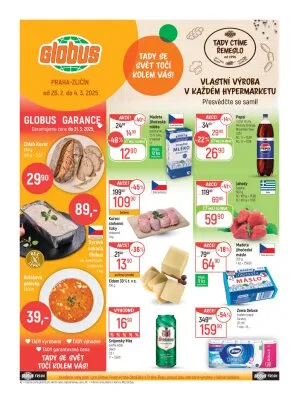 akční leták Globus 26.2.2025-4.3.2025