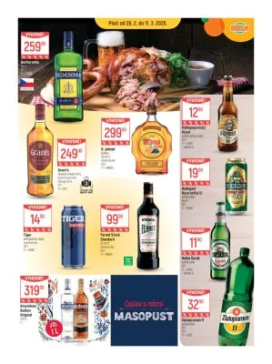 akční leták Globus 26.2.2025-4.3.2025