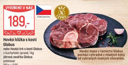 Hovězí krk s kostí Globus