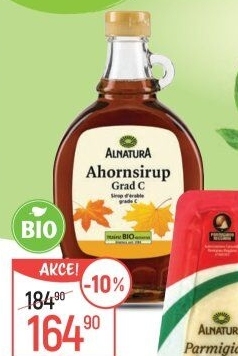 Javorový sirup bio Alnatura