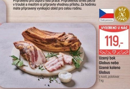 Koleno vepřové uzené s kostí Globus