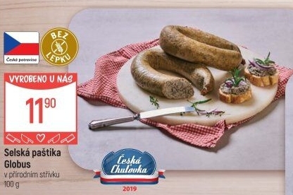 Paštika selská Globus