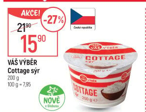 Sýr Cottage Váš Výběr
