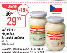 Tatarská omáčka Váš Výběr