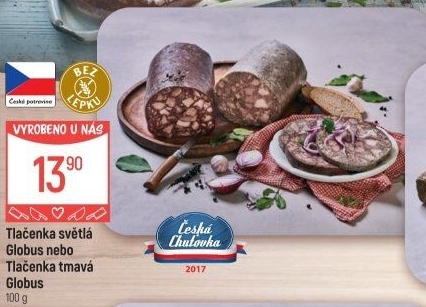 Tlačenka světlá Globus
