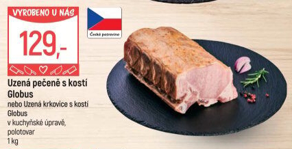 Uzená pečeně s kostí Globus