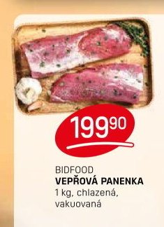 Bidfood vepřová panenka