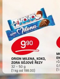 Orion Milena, Koko, Zora Sójové řezy